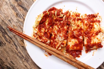Kimchi korean food