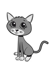 Cat small young sweet loving pet