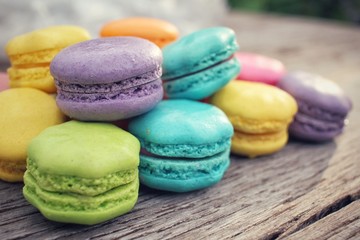 French macaroons.