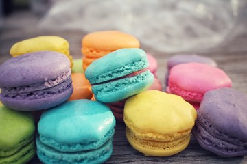 French macaroons.
