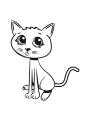 Cat cute small young