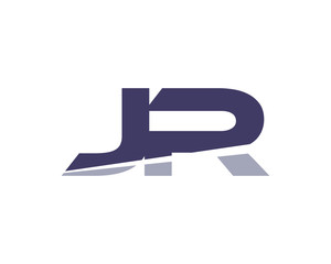 JR Letter Logo Modern