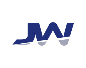 JW Letter Logo Modern