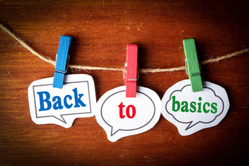 Back to basics