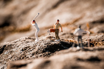 Miniature golfers