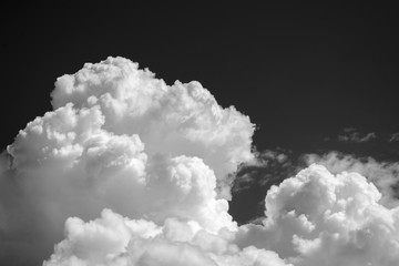 black and white abstract cloudy sky
