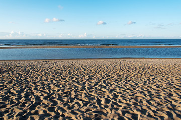 Evening at Baltic sea.