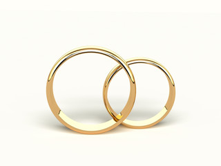 Gold wedding rings
