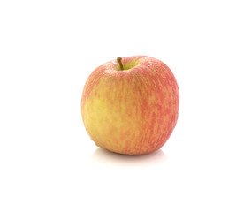 Red Apple on white background.