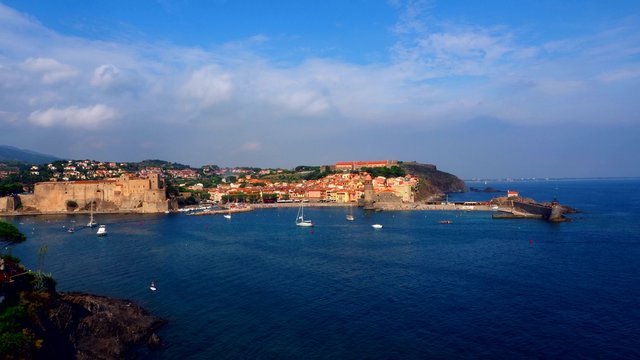 Time-lapse village de Collioure en bord de mer