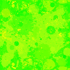 Green paint splashes background