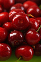 Sweet cherries, close-up