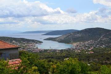 Fototapeta na wymiar Croazia – Vinišće, Marina (Bossoglina)