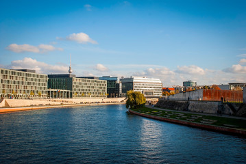 Naklejka premium Berlin skyline, Germany