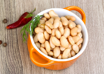 Canned white beans
