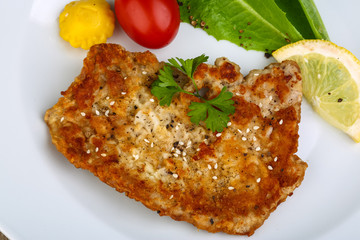 Pork schnitzel