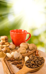 coffee and nuts