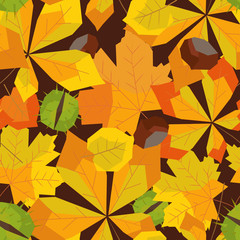 Autumn seamless pattern