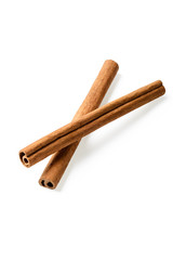 cinnamon stick on white,(large depth of field, taken with tilt shift lens)