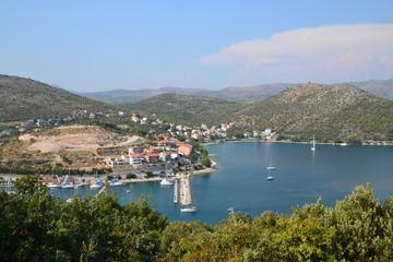 Fototapeta na wymiar Croazia – Marina (Bossoglina)