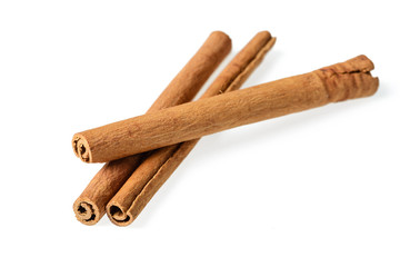 cinnamon stick on white,(large depth of field, taken with tilt shift lens)