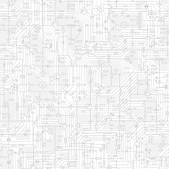 Seamless background of electrical circuit.