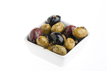 Bowl with olives