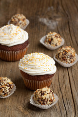 Cupcakes and truffles