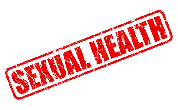 SEXUAL HEALTH red stamp text