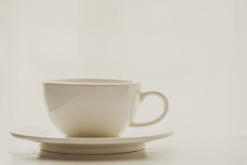 White Coffee cup