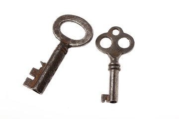 Old keys isolated