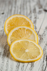 Sliced lemon
