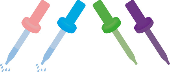 Coloured Pipettes 