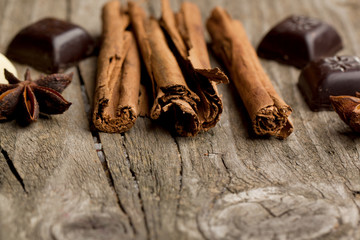 cinnamon, anise and chocolate