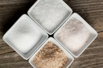 Various of salt
