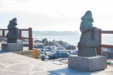 Dol hareubangs The Nature of Jeju Island in Korea トルハルバン 韓国済州島の自然