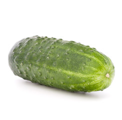 Cucumber vegetable  isolated on white background cutout