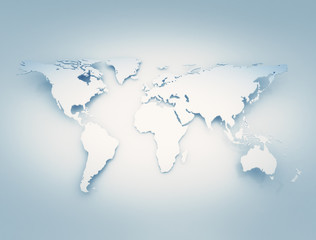 Fototapeta na wymiar World map 