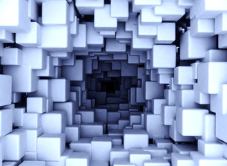 3d cubes background 