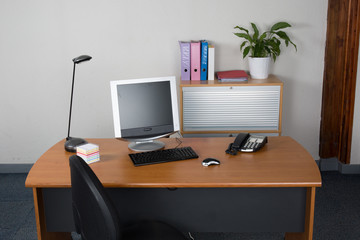 modern office interior with nobody