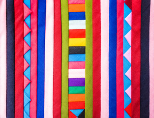 Fototapeta premium Colorful Patchwork Fabric background