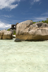 Fototapeta na wymiar Anse Source D'Argent, Seychelles
