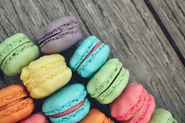 French macaroons.