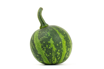 Raw pumpkin on white background