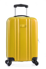 Travel suitcase isolated on white background