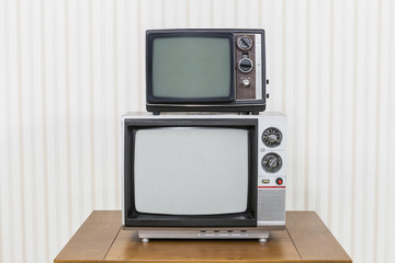 Vintage Television Stack