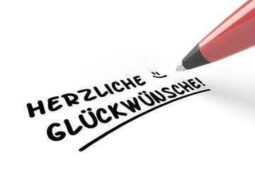 Herzliche Glückwünsche zum Geburtstag