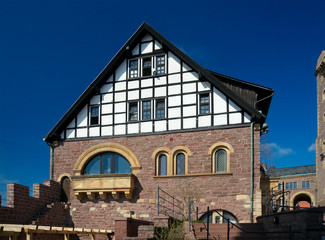 Courtyard of Wartburg castle, Eisenach