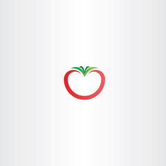 tomato icon vector logo sign