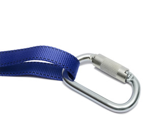 Climbing carbine with anchor sling